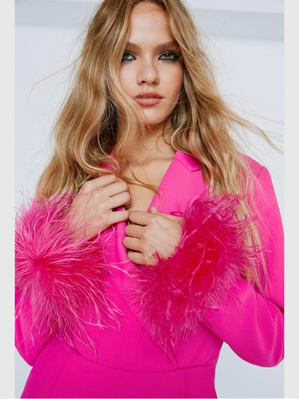 Nasty Gal Vibrant Hot Pink Romper - Picture 7 of 7